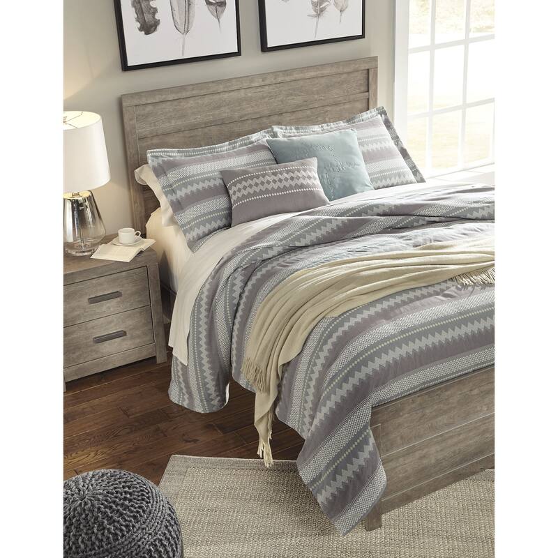 Signature Design by Ashley Culverbach Gray Panel Bed