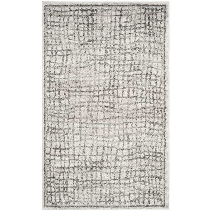 SAFAVIEH Adirondack Abstract Grid Distressed Rug