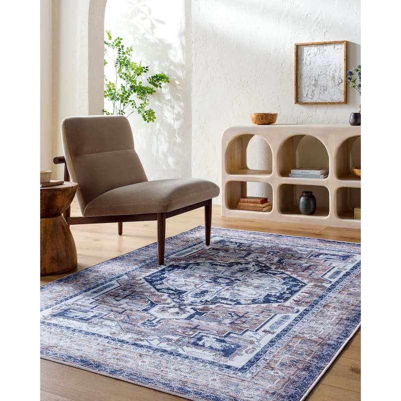 Livabliss Georgina Traditional Washable Area Rug