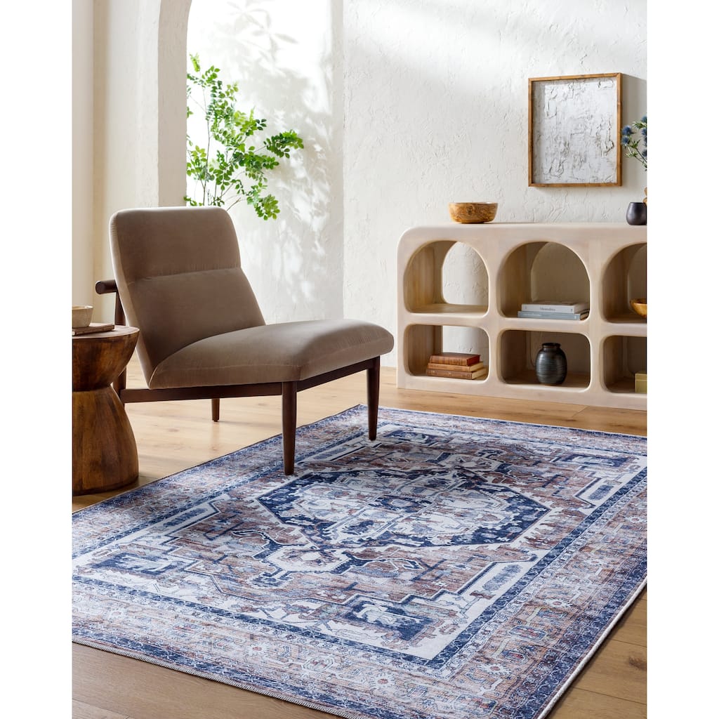 Livabliss Georgina Traditional Washable Area Rug