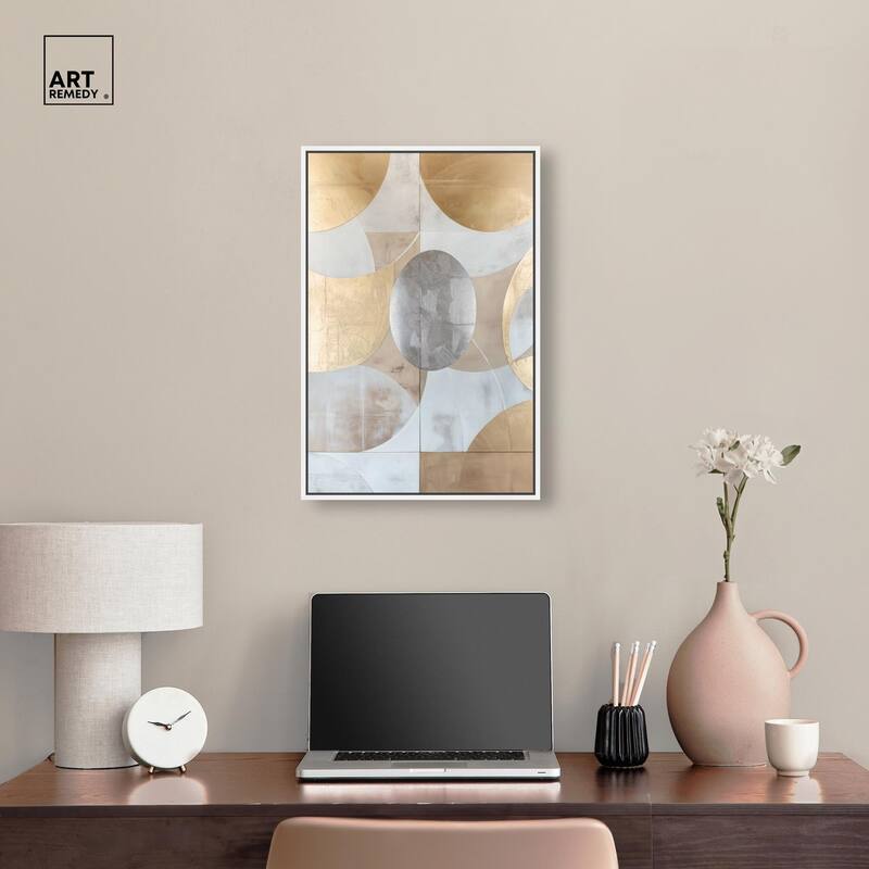 Golden Orb II Canvas by Art Remedy