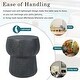 preview thumbnail 22 of 21, GDFStudio Cove Outdoor Concrete Accent Table with Crack Texture, Double Barrel Shape, MGO Material