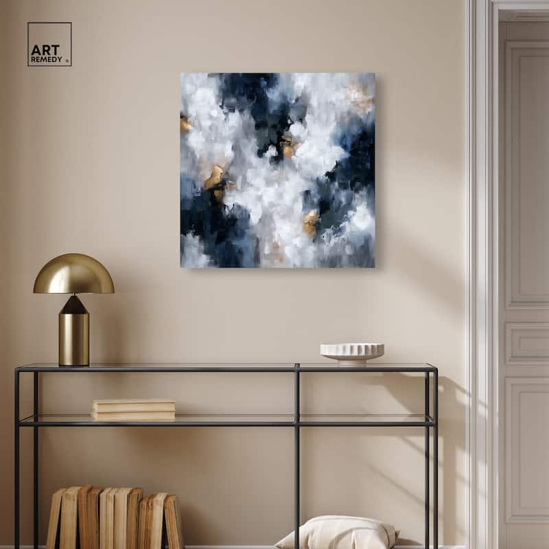 Midnight and Ivory I Canvas by Art Remedy, Gallery Wrapped