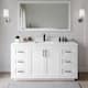Option White / White Quartz Top / Matte Black Hardware