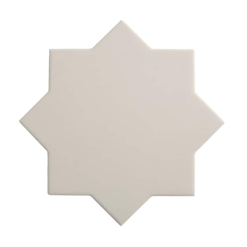 Seville 7" Star with 5" Cross Matte Porcelain Wall and Floor Tile (10.62 sq ft/case) - 68 Pack