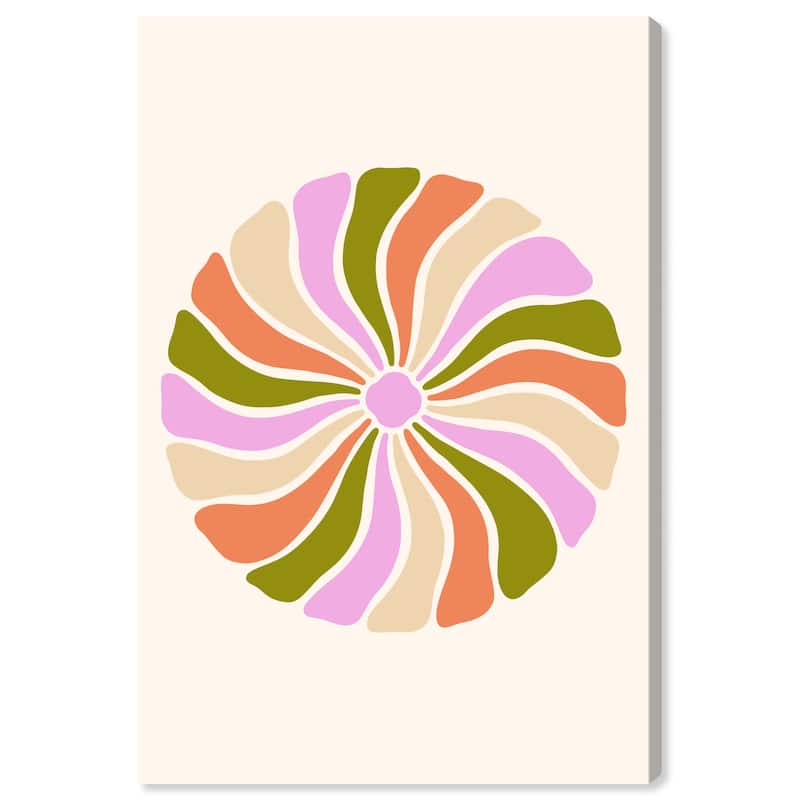 Wynwood Studio Canvas Food and Cuisine Candy Floral Pop Purple and Pastel Violet Modern & Contemporary Wall Art Canvas Print - 36 x 24