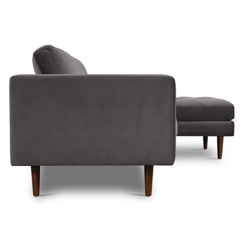 Poly & Bark Napa 104.5" Fabric Right Sectional Sofa