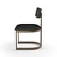 preview thumbnail 21 of 24, Amisco Lucio Upholstered Dining Chair with Metal Legs