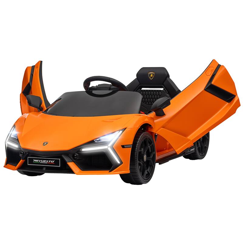 Lamborghini Revuelto Kids Electric Ride-On Car with Remote, Butterfly Doors, and Advanced Suspension