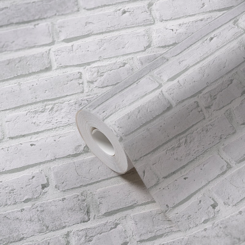 Galerie Wallcoverings Bricks and More Collection Contemporary Brickshire Residents Vinyl on Non-woven Wallpaper Roll