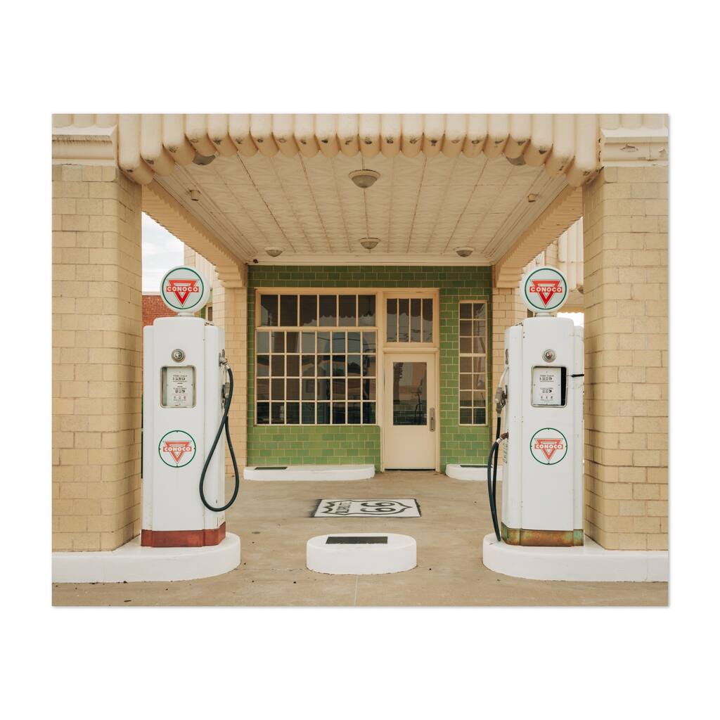 Shamrock Texas Conoco Tower Station Route 66 03 Art Print/Poster
