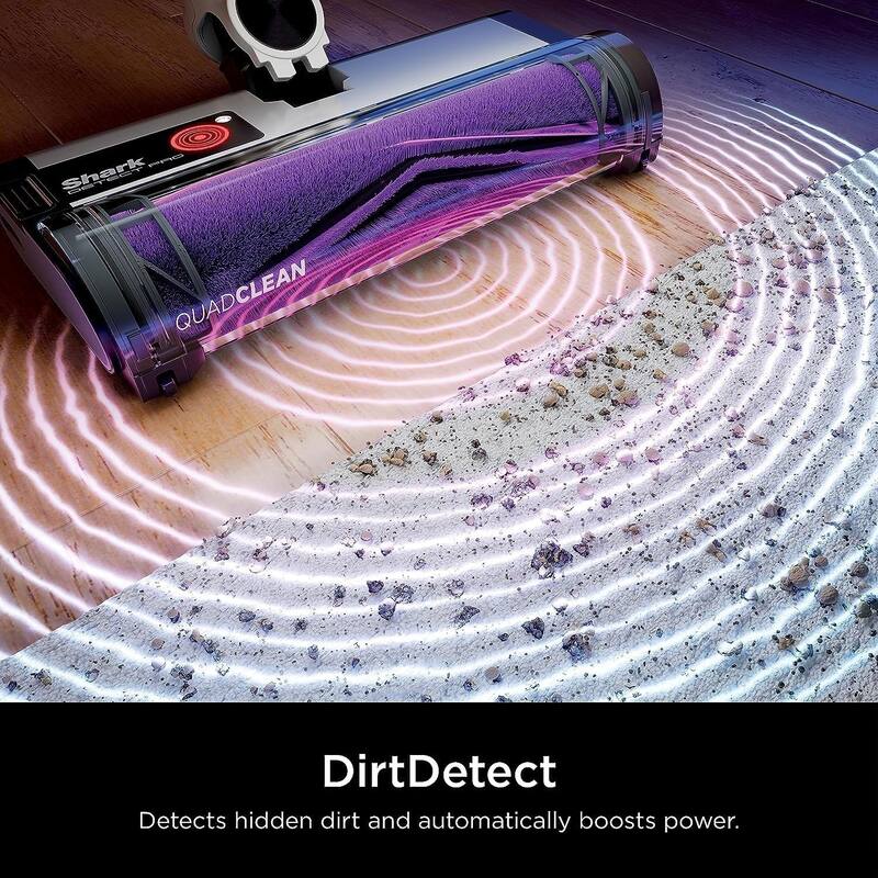Shark R-IW1615QGN Detect Pro Cordless Stick Vacuum Green - Certified Refurbished