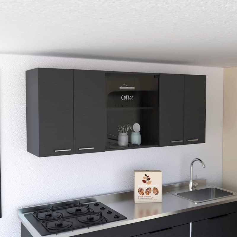Superior Wall Cabinet With Four Interior Shelves