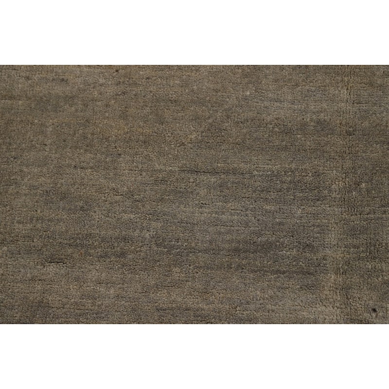 Hand Knotted Oriental 100% Wool Carpet Modern Modern Beige & Ivories Gabbeh Area Rug - 4' 10'' X 3' 4''