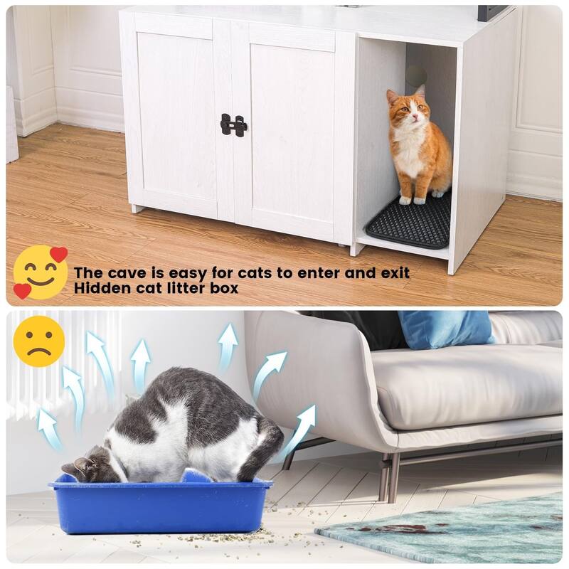 Cat Litter Box Enclosure Push-Pull Chassis