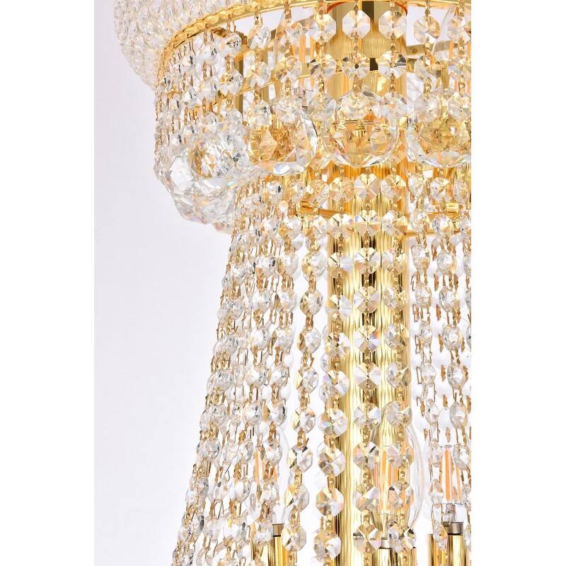 Fleur Illumination 32 light Gold Chandelier