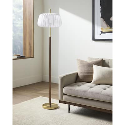 Livabliss Ceduna Rustic Accent Floor Lamp - 61"H x 15"W x 15"D