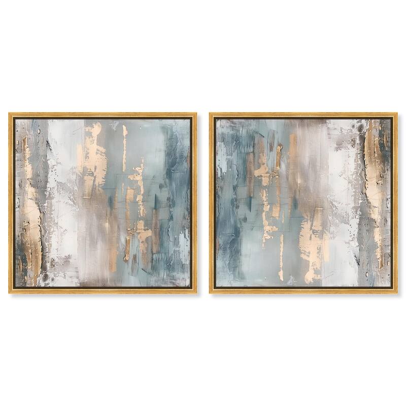 A View of London from the Car Canvas by Art Remedy - 24" x 36" - Silver