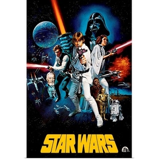 "Star Wars (1977)" Poster Print