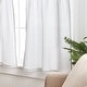 preview thumbnail 9 of 8, Martha Stewart Ticking Stripe 3-piece Curtain Tier and Valance Set