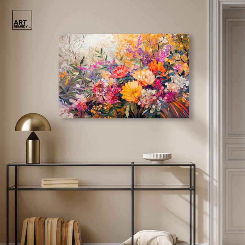 Amber Auras Canvas by Art Remedy, Gallery Wrapped