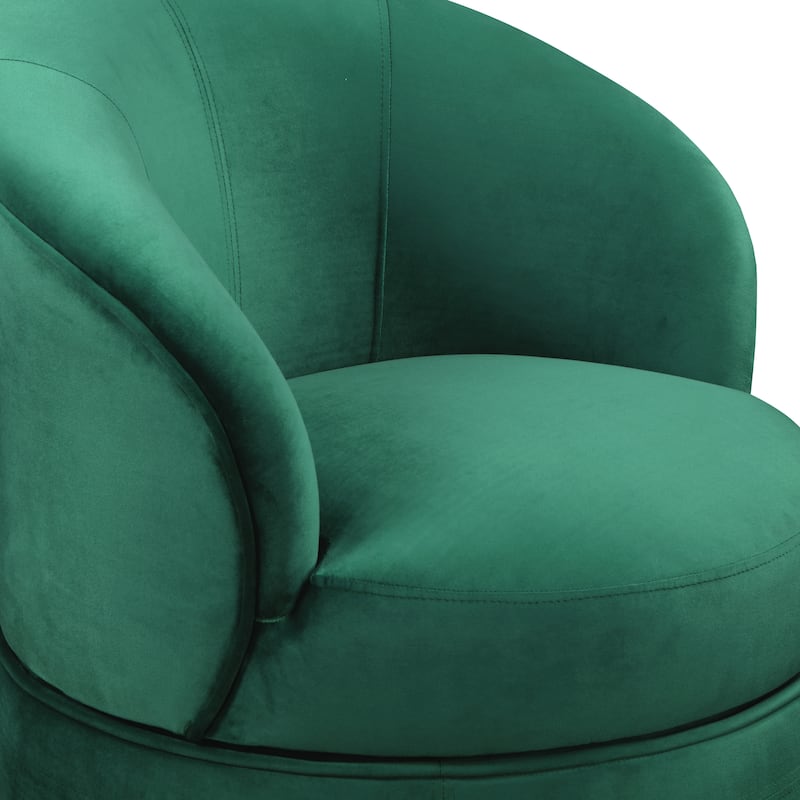 Steve Silver Stella Velvet Swivel Accent Chair