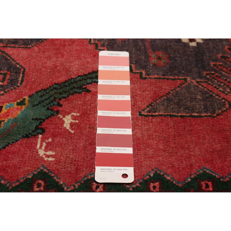 ECARPETGALLERY Hand-knotted Anadol Red Wool Rug - 3'6 x 9'11