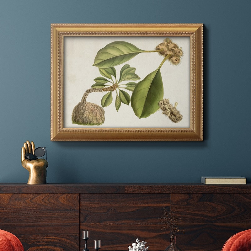 Tropical Foliage & Fruit V Premium Framed Canvas- Ready to Hang