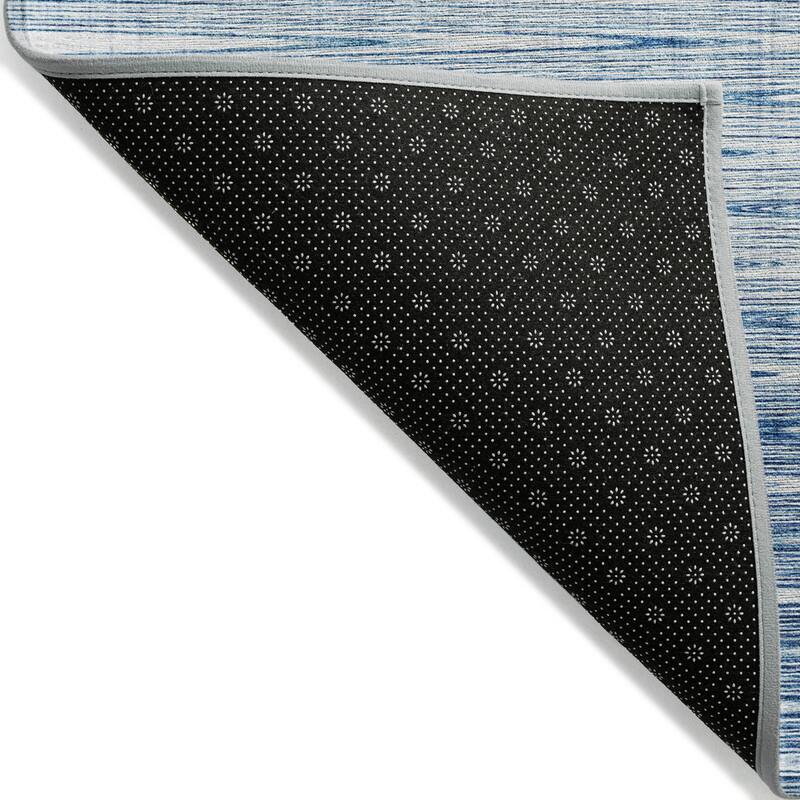 Machine Washable Indoor/ Outdoor Chantille Ombre Stripes Rug