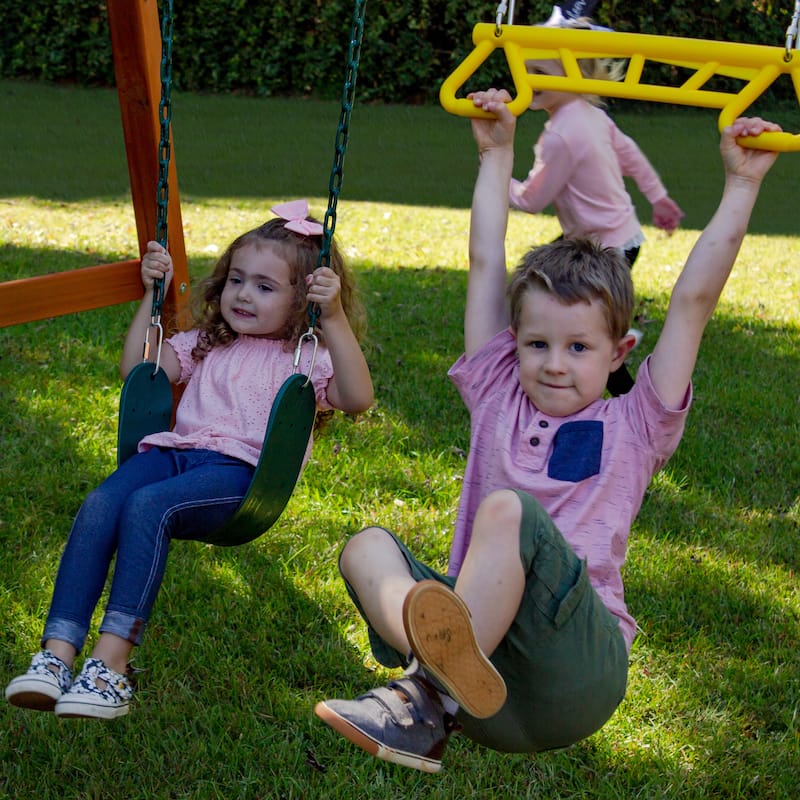 Swing-N-Slide Wooden A-Frame Swing Set from Swing-N-Slide