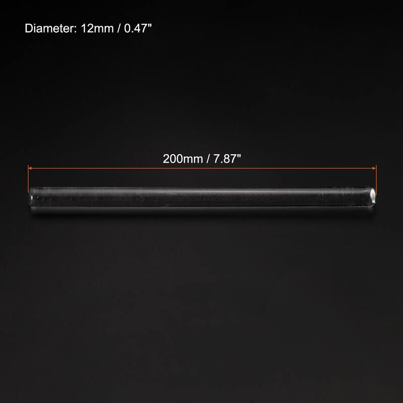 3.3 Borosilicate Glass Stick 12mm Dia Stir Rod Mixing Tools 3Pcs - 7.87"
