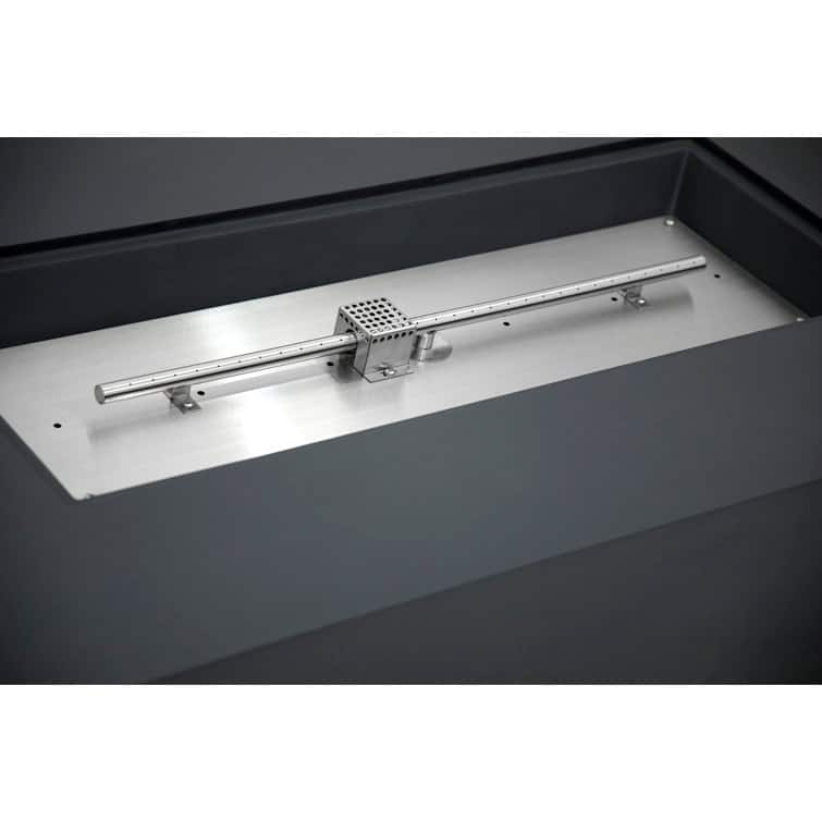Madison 60" Rectangular Concrete Fire Pit Table by AMS Fireplace