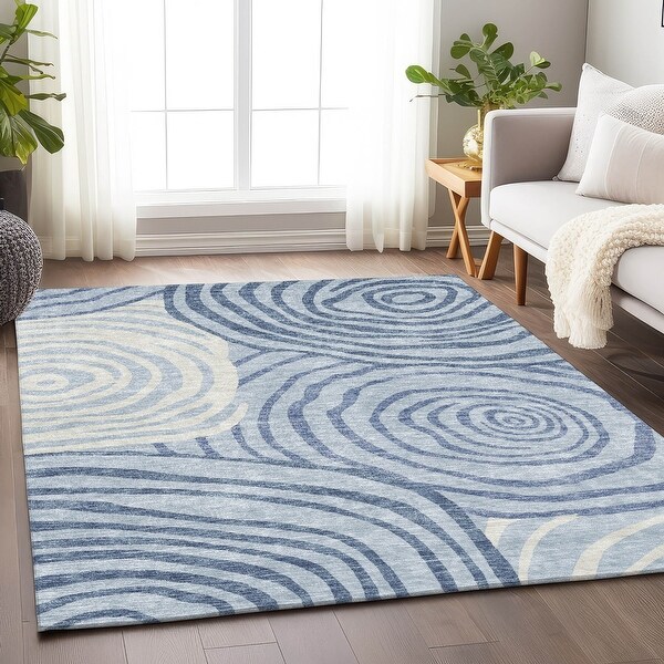 Machine Washable Indoor/Outdoor Rug, UV Stabilized, Non-skid