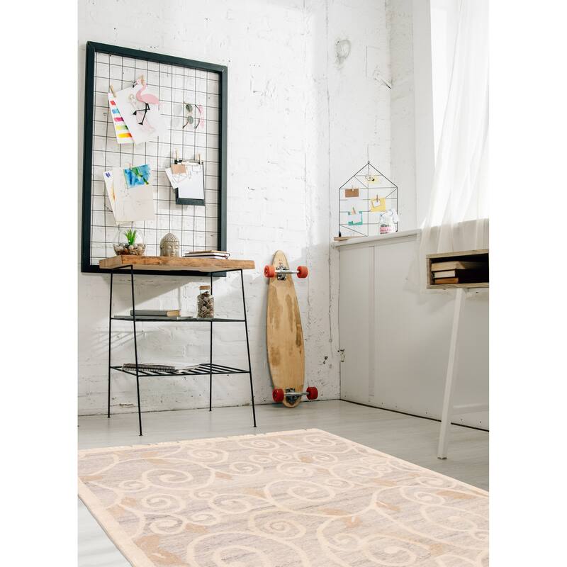 Ankara FW Grey Kilim 5'1" x 8'1" - 5'1 x 8'1