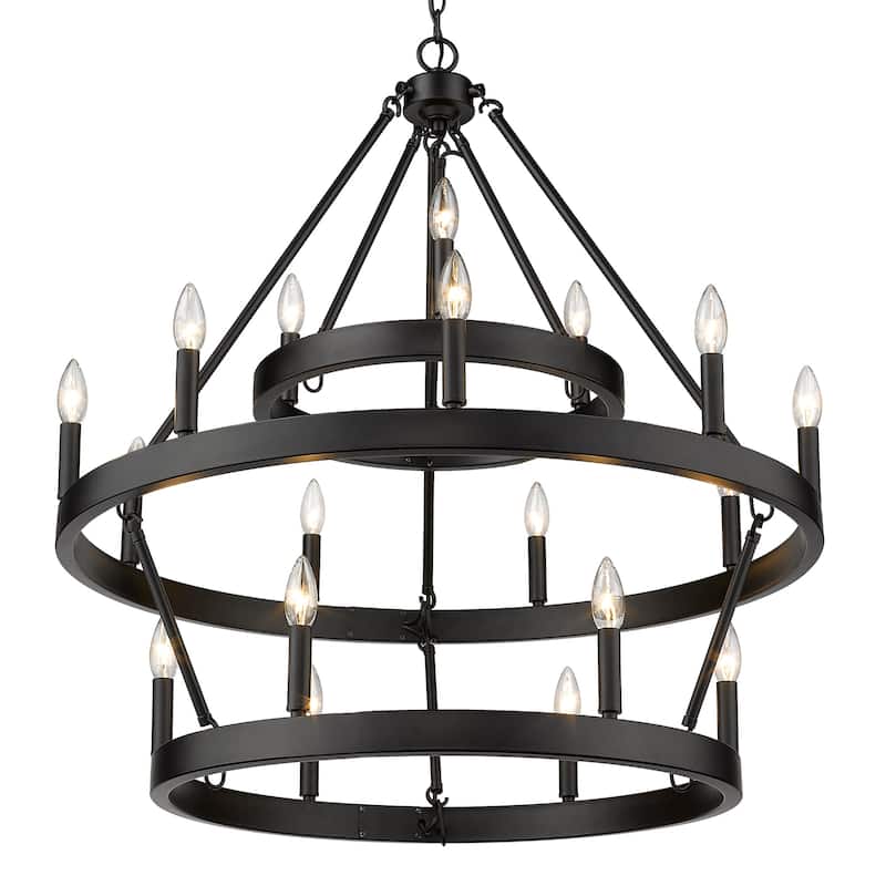 Alastair 3 Tier - 18 Light Chandelier - 35x34.75"