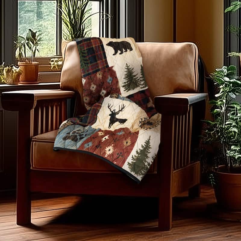 Your Lifestyle by Donna Sharp Woodland Patch Throw