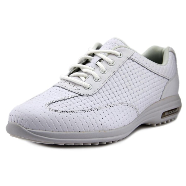 Rockport City Routes Men Round Toe Leather White Oxford