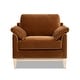 preview thumbnail 27 of 30, Pasadena 36" Wide Modern Farmhouse Velvet Accent Arm Chair