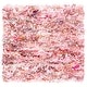 preview thumbnail 37 of 175, SAFAVIEH Handmade Rio Shag Chihoko 3.5-inch Extra Thick Decorative Rug 6' Square - Ivory/Pink - Square