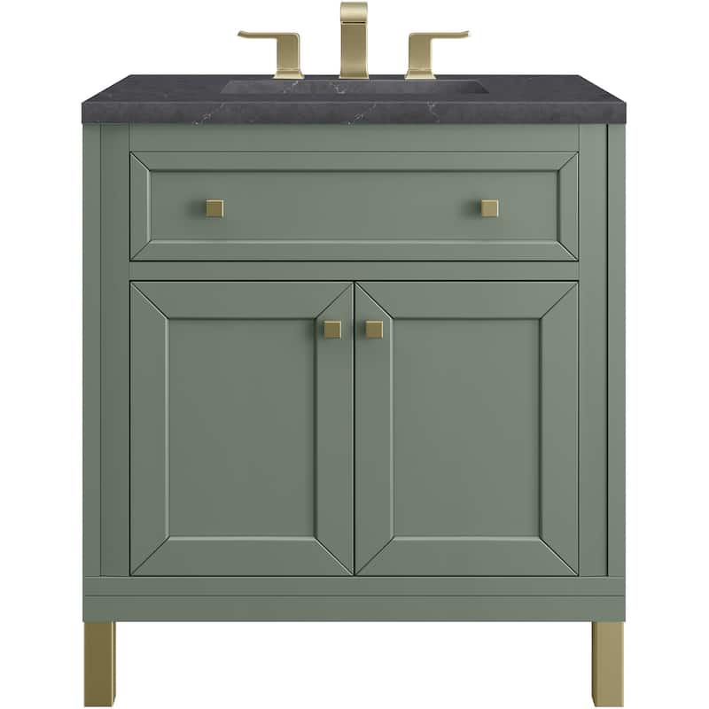 James Martin Vanities 503-V30-3CSP Chicago 30" Free Standing Single - Smokey Celadon
