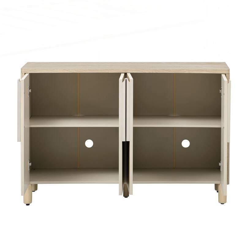 4-Door Buffet Cabinet with Storage