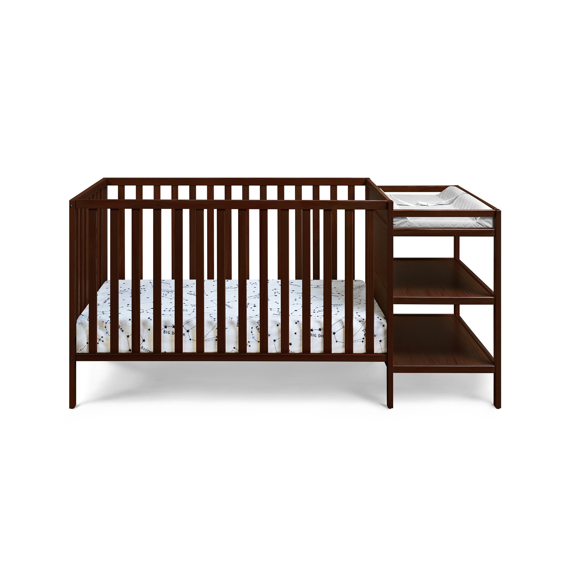 Convertible crib and changer combo hot sale