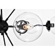 preview thumbnail 43 of 44, Masakee 12-light Sputnik Metal Chandelier with Clear Glass Globe Shades