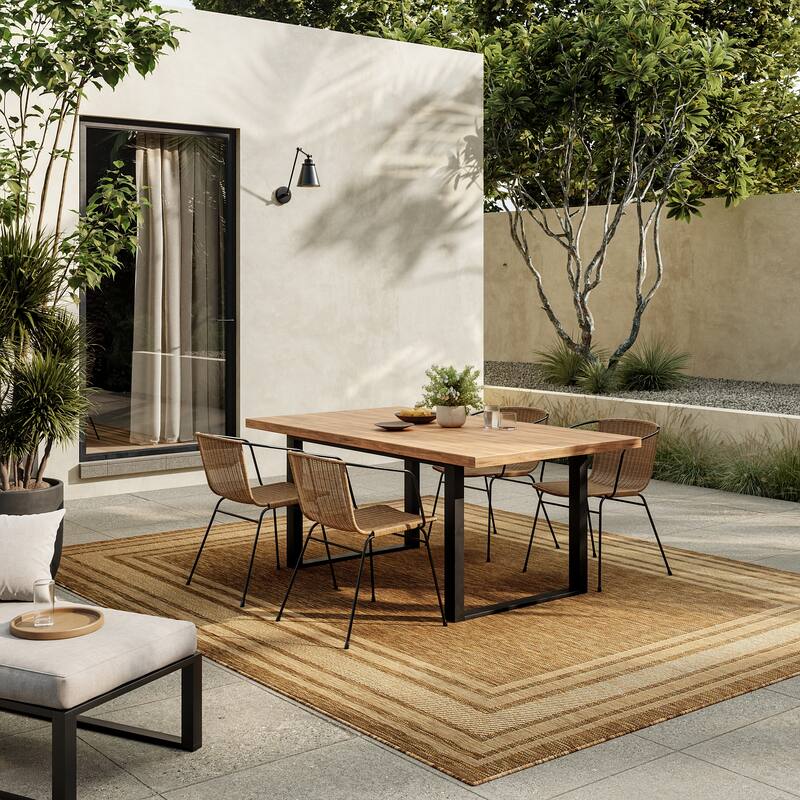 Nourison Horizon Indoor/Outdoor Geometric Area Rug - 8' x 10' - Natural