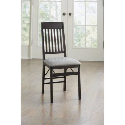 COSCO Mission Back Folding Chair with Fabric Seat (2 Pack)
