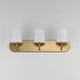 preview thumbnail 10 of 9, Maxim 12893WT Durham 3 Light 24" Wide Bath Vanity Light