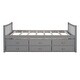 preview thumbnail 8 of 16, Wooden Twin Size Daybed Frame w/ Trundle Bed Frame & 3 Drawers