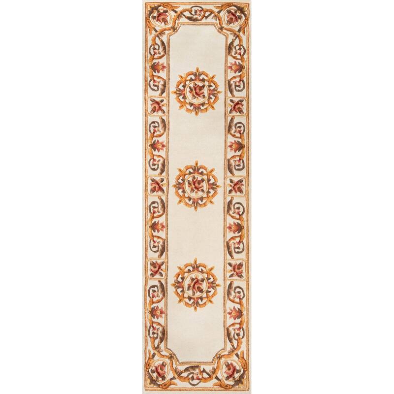 Momeni Harmony Hand Tufted Wool Traditional Floral Area Rug