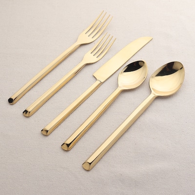 Plateau Bronze PVD 5 Pc. Flatware Set