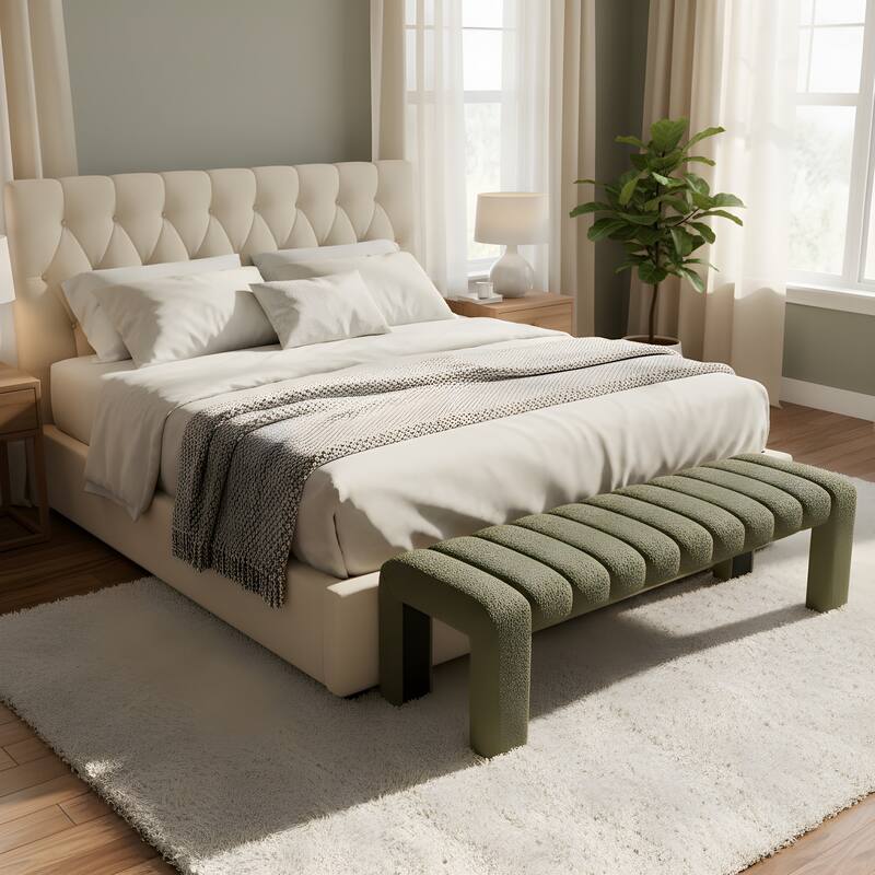 Christopher Knight Home - Modern Upholstered Bench with Multi-Functional Design